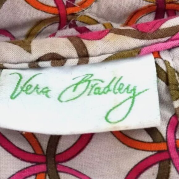 Vera Bradley Tea Garden Crossbody Bag Medium Multicolor Floral Retired Purse - Picture 4 of 10